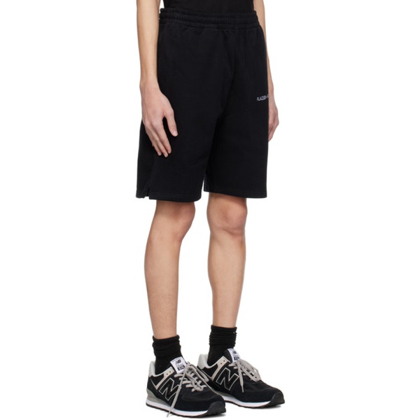 PLACES+FACES Black Embroidered Shorts 232914M193001