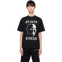 PLACES+FACES Black Old English T-Shirt 232914M213002