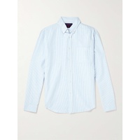 PORTUGUESE FLANNEL Belavista Button-Down Collar Striped Cotton Oxford Shirt 1647597308267900