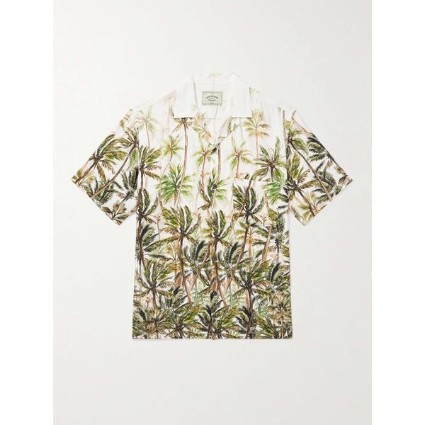  PORTUGUESE FLANNEL Palm Convertible-Collar Printed Pique Shirt 1647597308267911