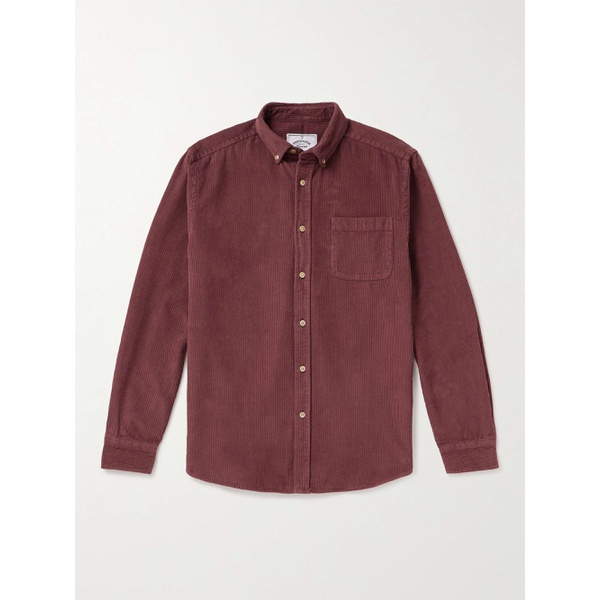  PORTUGUESE FLANNEL Lobo Button-Down Collar Cotton-Corduroy Shirt 1647597318957030