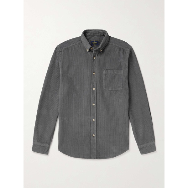  PORTUGUESE FLANNEL Lobo Button-Down Collar Cotton-Corduroy Shirt 1647597318957170