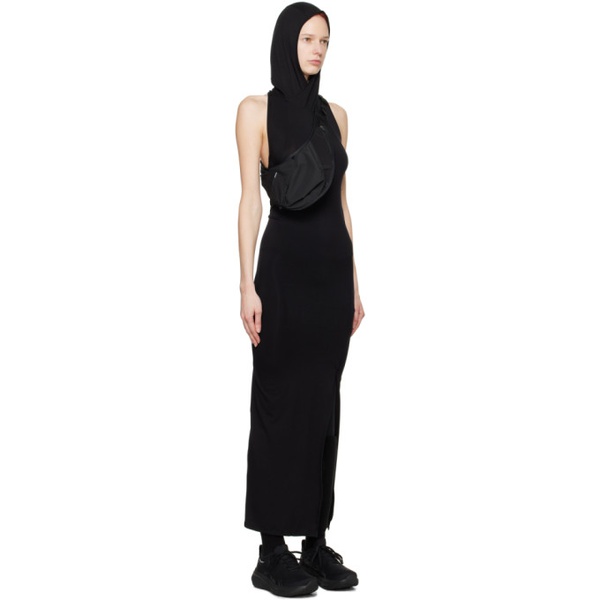  포스트 아카이브 팩션 POST ARCHIVE FACTION (PAF) Black 6.0 Hooded Midi Dress 241351F054002