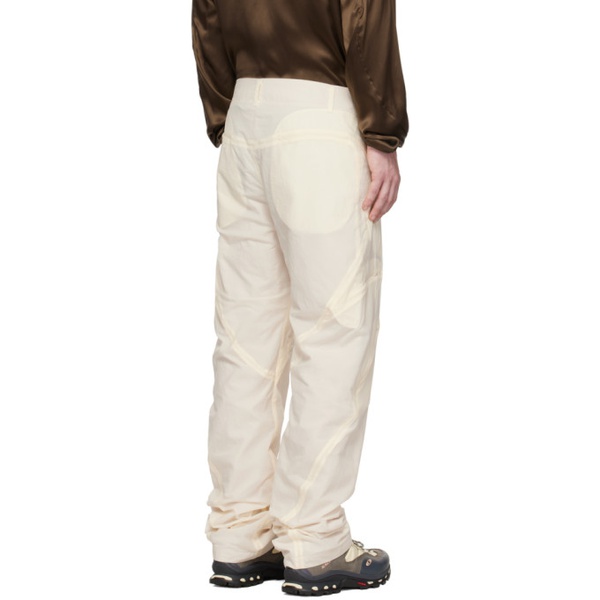  포스트 아카이브 팩션 POST ARCHIVE FACTION (PAF) 오프화이트 Off-White 5.0+ Center Trousers 231351M191012