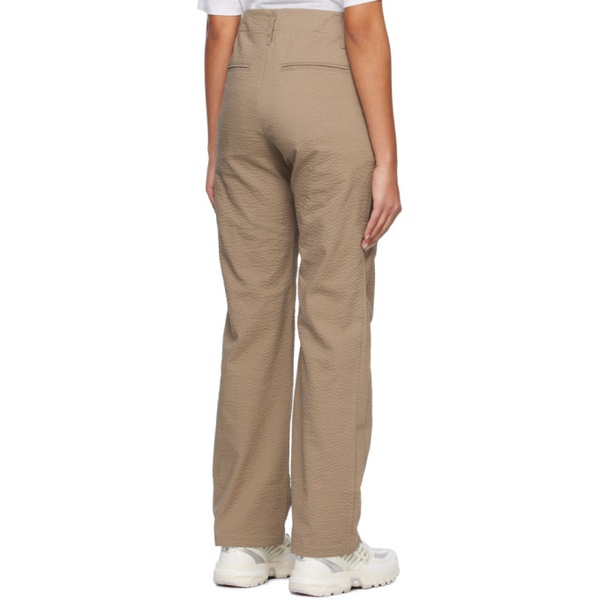  포스트 아카이브 팩션 POST ARCHIVE FACTION (PAF) Brown THREE-다임 DIMENSIONAL Trousers 231351F087009