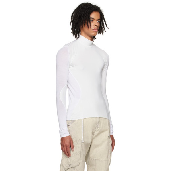  포스트 아카이브 팩션 POST ARCHIVE FACTION (PAF) White 5.1 Right Long Sleeve T-Shirt 232351M213002