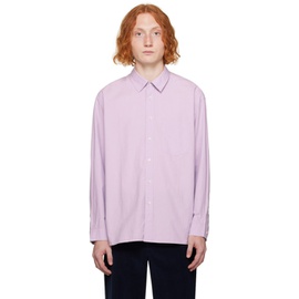 POTTERY Purple Comfort Shirt 232028M192005