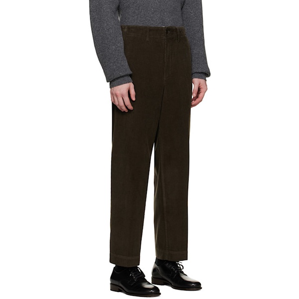 POTTERY Brown Wide Trousers 232028M191000