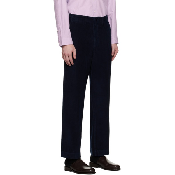  POTTERY Navy Wide Trousers 232028M191002