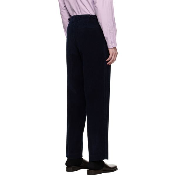  POTTERY Navy Wide Trousers 232028M191002