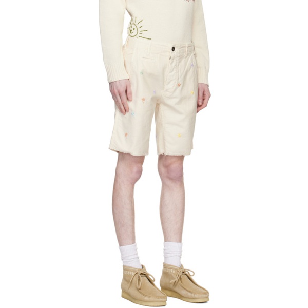  PRESIDENTs 오프화이트 Off-White Floral Shorts 231497M193004