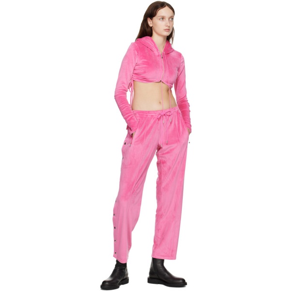  프리스카베라 PRISCAVera Pink Zip-Up Hoodie 222523F097003