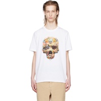 폴스미스 PS by 폴스미스 Paul Smith White Sticker Skull T-Shirt 241422M213007