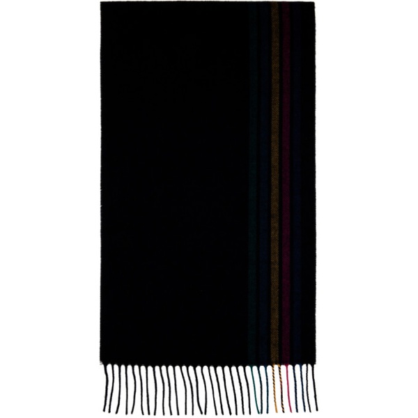  폴스미스 PS by 폴스미스 Paul Smith Navy Sports Stripe Scarf 241422M150003