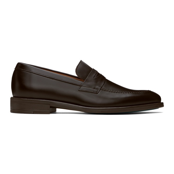  폴스미스 PS by 폴스미스 Paul Smith Brown Leather Remi Loafers 241422M231002