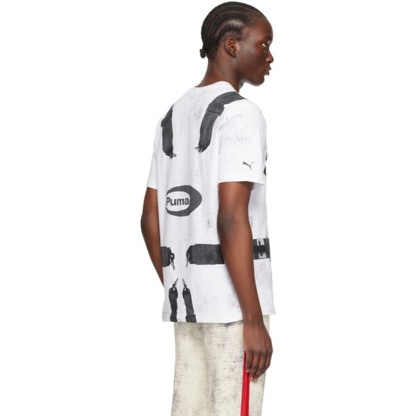  PUMA White A$AP Rocky 에디트 Edition T-Shirt 242010M213000