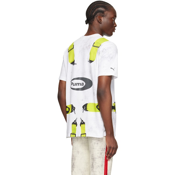  PUMA White A$AP Rocky 에디트 Edition T-Shirt 242010M237034