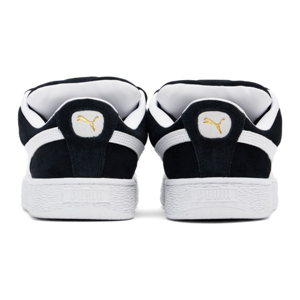  PUMA Black Suede XL Sneakers 242010M237022