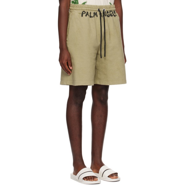  팜엔젤스 Palm Angels Khaki Faded Shorts 231695M193010