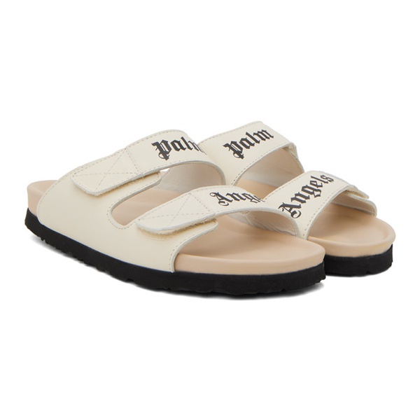  팜엔젤스 Palm Angels 오프화이트 Off-White Logo Sandals 231695M234011