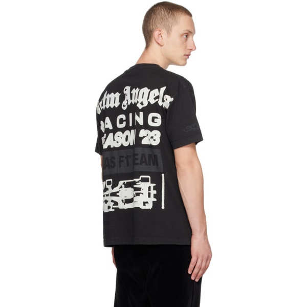  팜엔젤스 Palm Angels Black MoneyGram Haas F1 에디트 Edition T-Shirt 232695M213051