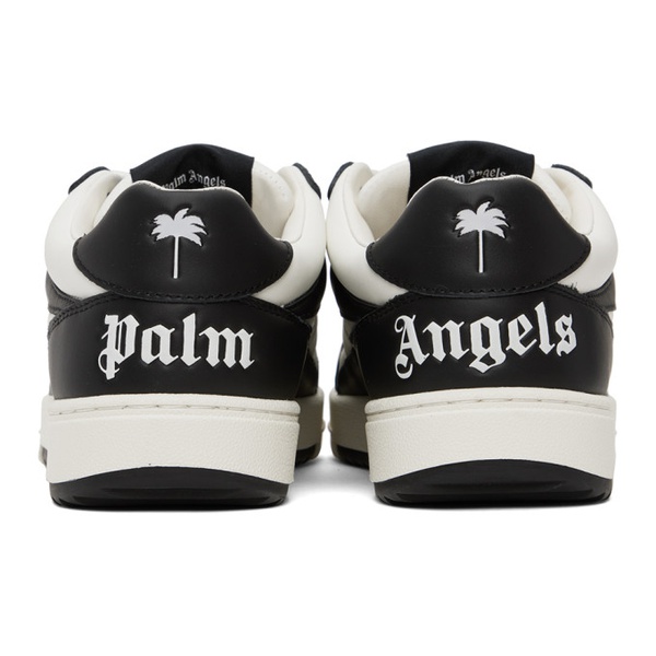  팜엔젤스 Palm Angels Black & White University Sneakers 232695M237007