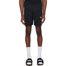 팜엔젤스 Palm Angels Black Monogram Shorts 241695M193007