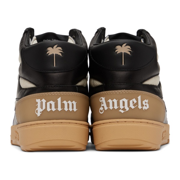  팜엔젤스 Palm Angels 오프화이트 Off-White & Black University New York High Top Sneakers 232695M236001