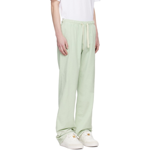  팜엔젤스 Palm Angels Green Embroidered Sweatpants 241695M190025