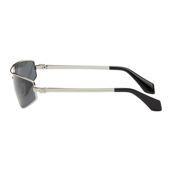  팜엔젤스 Palm Angels Silver & Gray Clavey Sunglasses 241695M134009