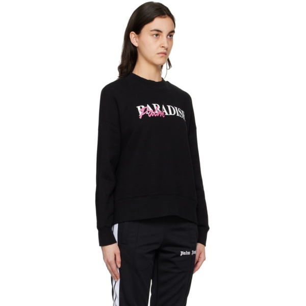  팜엔젤스 Palm Angels Black Paradise Palm Sweatshirt 231695F098015