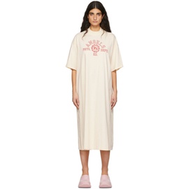 팜엔젤스 Palm Angels Beige Cotton Midi Dress 221695F054001