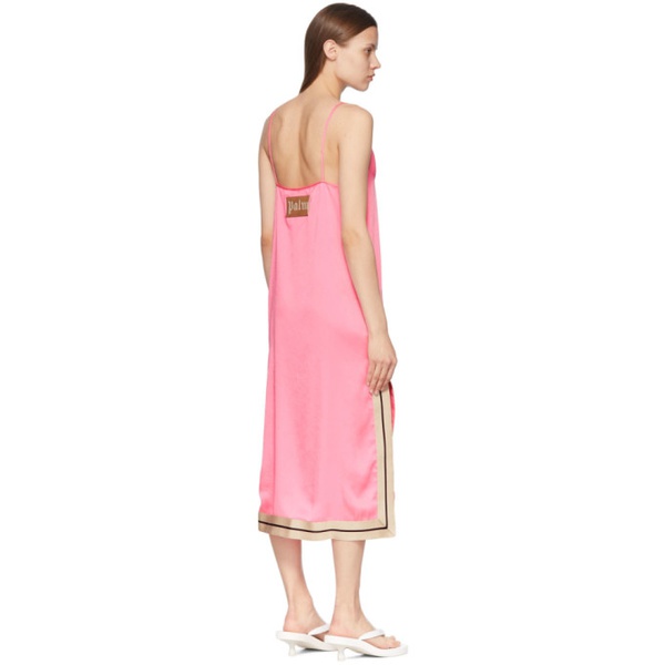  팜엔젤스 Palm Angels Pink Polyester Midi Dress 221695F054006