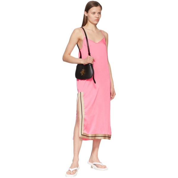  팜엔젤스 Palm Angels Pink Polyester Midi Dress 221695F054006