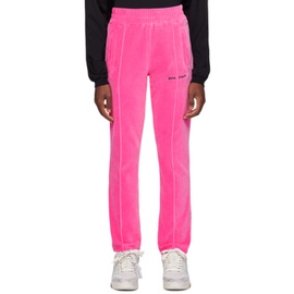 팜엔젤스 Palm Angels Pink Embroidered Sweatpants 232695M190010