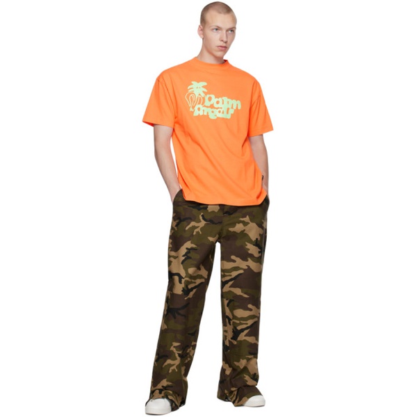  팜엔젤스 Palm Angels Orange Jimmy T-Shirt 232695M213001