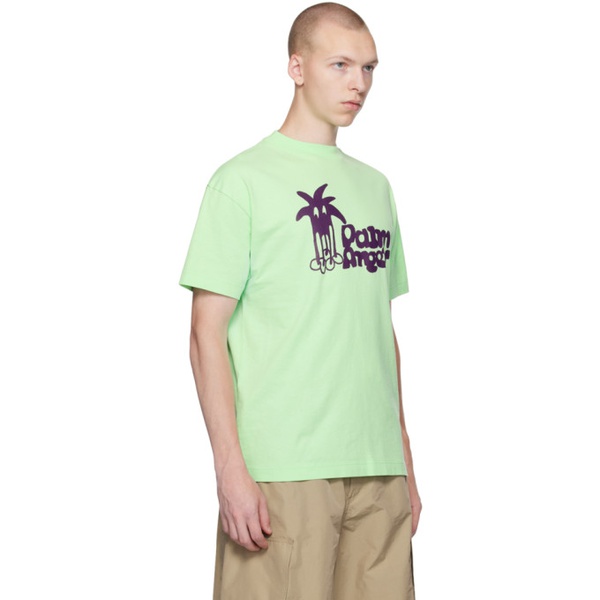  팜엔젤스 Palm Angels Green Douby T-Shirt 232695M213003