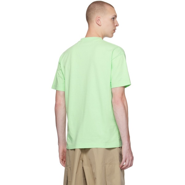  팜엔젤스 Palm Angels Green Douby T-Shirt 232695M213003