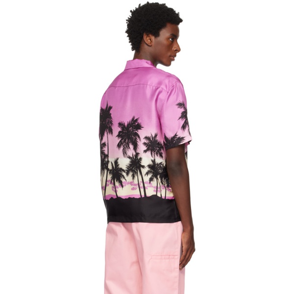  팜엔젤스 Palm Angels Purple & Black Sunset Shirt 231695M192008