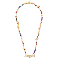 팜엔젤스 Palm Angels Multicolor Angels Beads Necklace 231695F023002