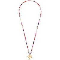 팜엔젤스 Palm Angels Multicolor Palm Beads Necklace 242695F023002