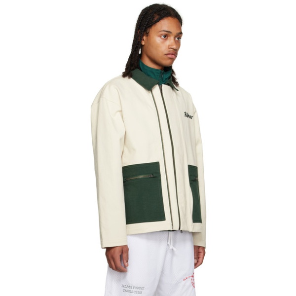  Palmes 오프화이트 Off-White Double Zip Jacket 232963M180004