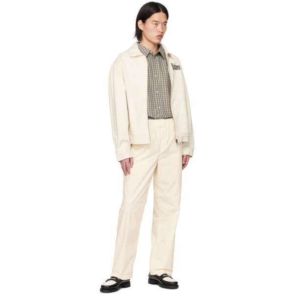  Palmes 오프화이트 Off-White Lucien Trousers 241963M191005