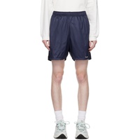 Palmes Navy Middle Shorts 232963M193002