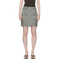 팔로마울 Paloma Wool Gray Anturi Miniskirt 242648F090003