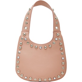 판코네시 Panconesi Pink Small Diamanti Saddle Bag 241340F048002
