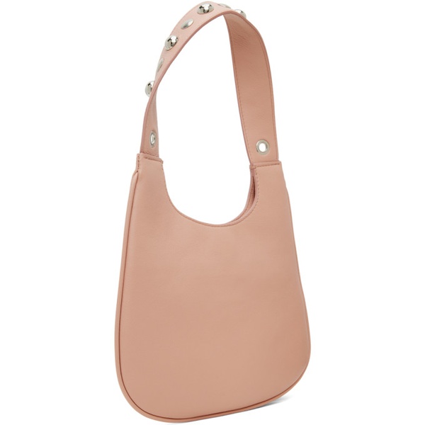  판코네시 Panconesi Pink Small Diamanti Saddle Bag 241340F048002