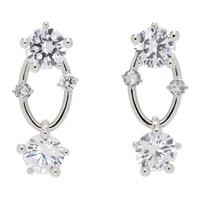판코네시 Panconesi Silver Diamanti Drop Earrings 241340F022012