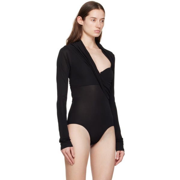  Paris Georgia Black Otto Bodysuit 241438F358000