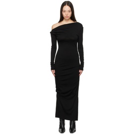 SSENSE Exclusive Black Elemental by Paris Georgia Manahou Midi Dress 242438F054001